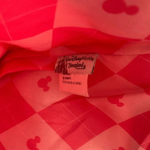 WALT Disney World Disneyland Resort Red Croc Pattern XL Tote Bag Purse M… - Picture 7 of 9